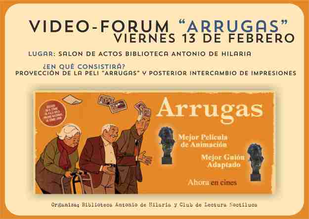 Cartel Video Forum Arrugas1